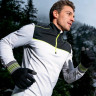 Водонепроницаемые перчатки DEXSHELL ULTRA THIN RUNNING GLOVES черный/серый/зеленый M DG12603BYSM